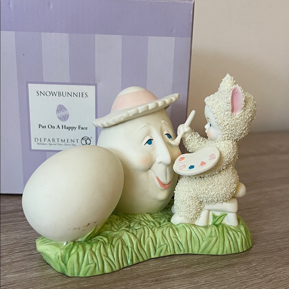 Snowbunnies 'Put On A Happy Face' Figurine
